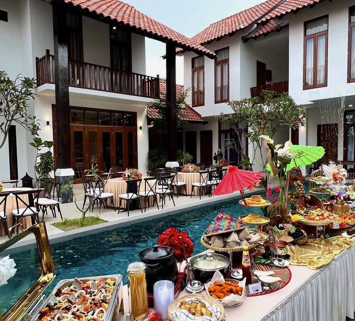 Setup jamuan · Melaka · Seri Intan Payung